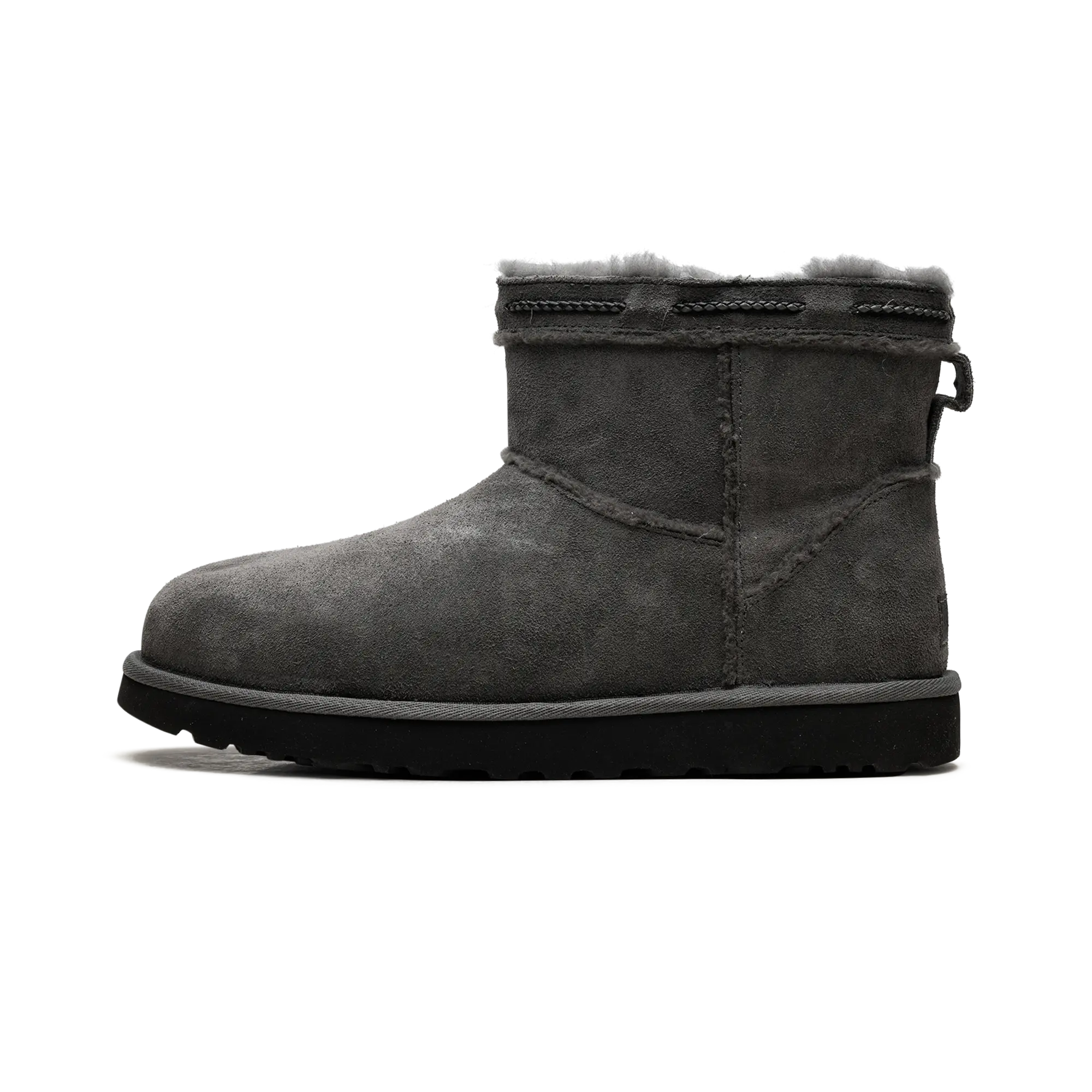 Classic Mini Shearling Braid WMNS "Charcoal" 1166751 CHRC