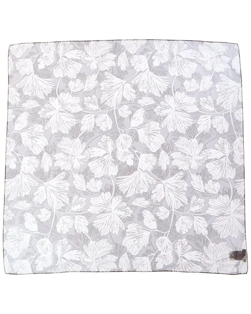 Brunello Cucinelli Floral-Printed Square Silk Scarf