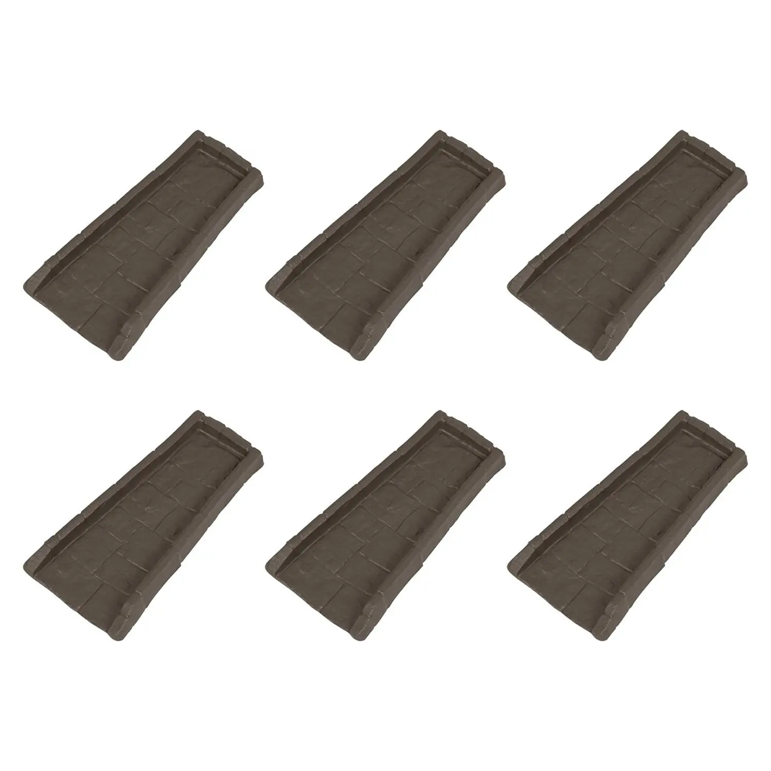 Suncast Outdoor Decorative Rain Gutter Downspout Splash Block, Java (6 Pack) Suncast Outdoor Decorative Rain Gutter Downspout Splash Block, Java (6 Pack)