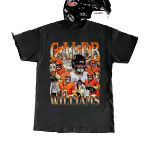 Vintage Caleb Williams Shirt, Custom Vintage Design, 90s Graphic Tee Shirt, Cotton, Full Colors, Full Sizes, For Men, For Women