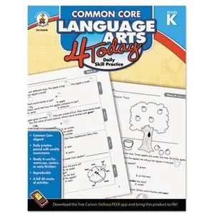 Common Core 4 Today Workbook, Language Arts, Kindergarten