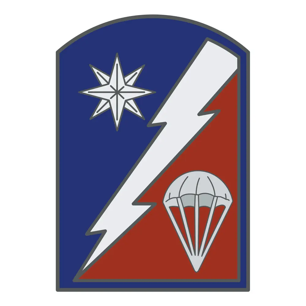 CSIB Military Combat Service Badge Vinyl Stickers - 5 in USAMM-Made Decal for 82nd Sustainment Brigade, DIY Scrapbooking & Stamping Toy Accessory