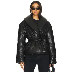 Lovers and Friends Alex Faux Leather Jacket in Black