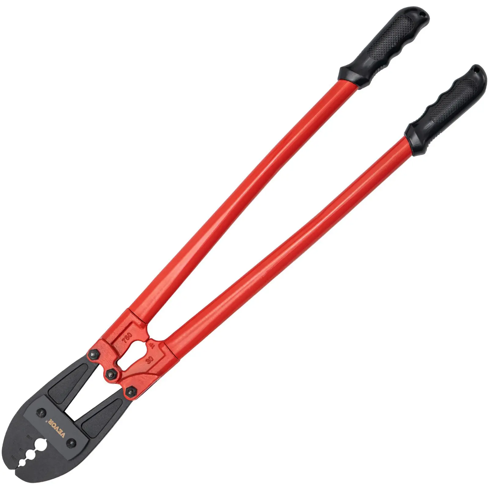 VEVOR 30" Heavy Duty Hand Swager Pliers, Hand Tools for 5/32", 1/4", 5/16" Wire Rope Cable, Lightweight, Easy-to-Operate for Cable Construction Hardware