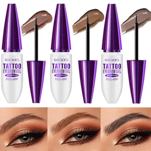 Tearable eyebrow dye, Eyebrow Makeup Gel, waterproof, long-lasting, natural color rendering effect