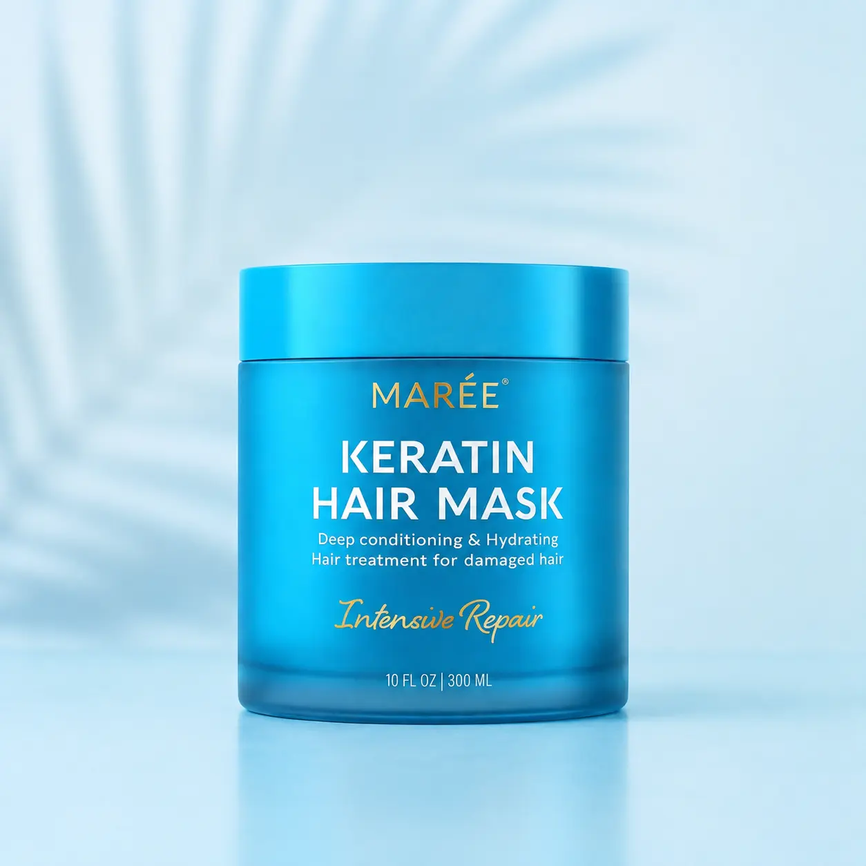 Hair Mask MARÉE – Keratin Hair Treatment – Hydrates, Smooths & Nourishes Dry, Damaged & Frizzy Hair – 10 fl oz