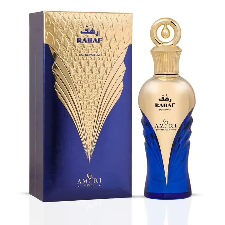 Hamidi Rahaf Unisex 100ml Perfume (3.4 fl oz) EDP Liquid Colognes Spray - Aromatic Woody Floral Flower-Infused Scent, Cedarwood Vanilla Base, White Musk Finish, Coffee, Caramel, Citrus, Fruity, Earthy Notes, Youth Signature, Long Lasting, Single Item