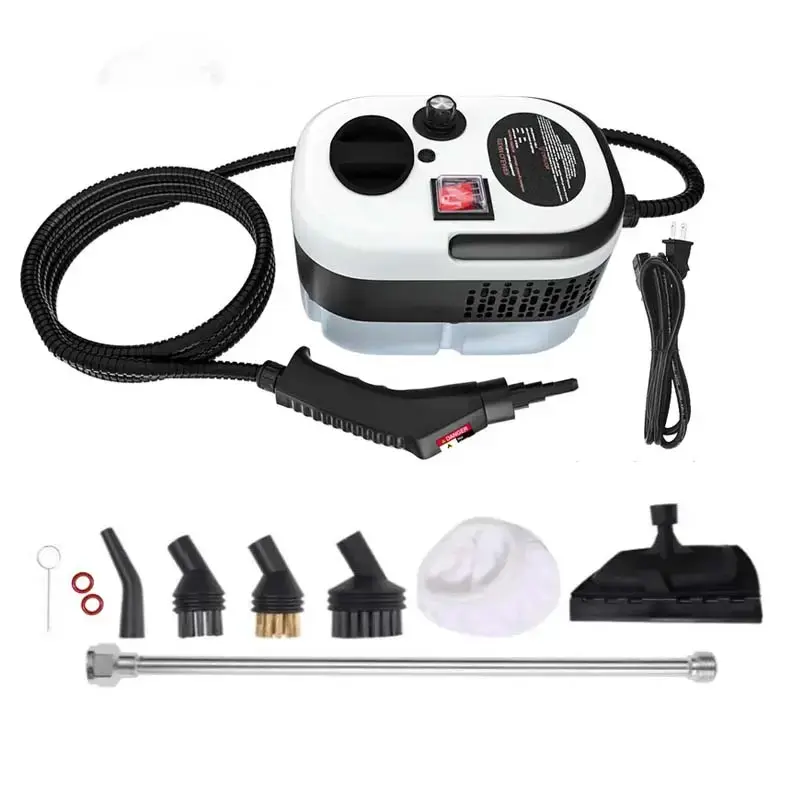 Portable Handheld Steam Cleaner with 10 Accessories,Adjustable Levels, Fast Heat-Up Steamer for Kitchen,Bathroom, Tile & Car Cleaning | Efficient Grease DirtRemover, All-in-One Steam Cleaner for Household & AutoCare