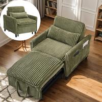 Green + Corduroy + 1 Seat