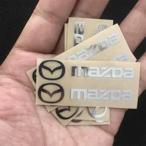 10pcs Car Styling Metal Stickers, Interior Decoration Decals for Mazda Models, Compatible with Mazda 3 5 6 323 626 Cx-3 Cx-4 Cx-5 Cx-7 Cx-9 Axela 6 Rx8 7 Mx3