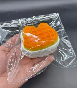 Cute kitty icecream waffle soft taba squishy dated 12/7/25 Cute kitty icecream waffle soft taba squishy dated 12/7/25