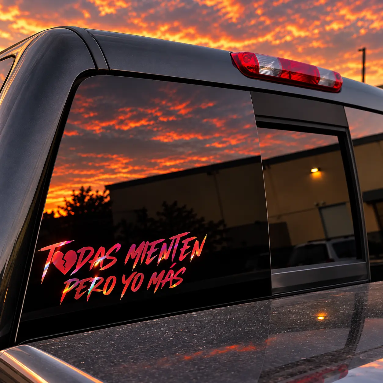 7" Inch "TODAS MIENTEN" Waterproof Vinyl Decal for Indoor & Outdoor Use, Car Window Sticker, Tumbler Decal, Laptop Sticker, Durable Vinyl Sticker