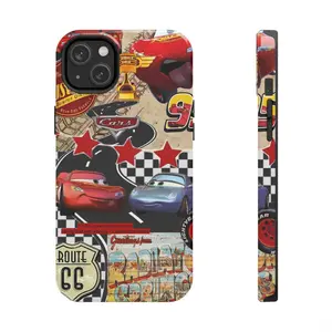 Lighting Mcqueen And Sally IPhone Case, Cars Movie Cartoon For iPhone 15/14/13/12/11 Pro Max XR, Trending iPhone Case, Accessories Protection, Cute Phone Cases, I Love Cars