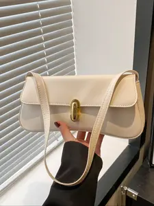 Trendy Minimalist Underarm Women's Bag, Handbag Sling Bag, Stylish Versatile Side Bag for Everyday Use, Chic Fashion Accessory for Any, Elegant Commuter Bag