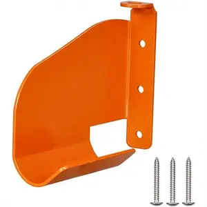 Chainsaw Hanger Holder Heavy Gauge Steel Powder Coated Made in 304 Stainless Steel Orange