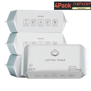 Disposable Face Towels, Soft Material, Clean Skin, 1/2/4 Packs, Dry Wipes, Facial Towels, Wash Cloths, Thickened, for Cleansing, Makeup Removal, Skincare