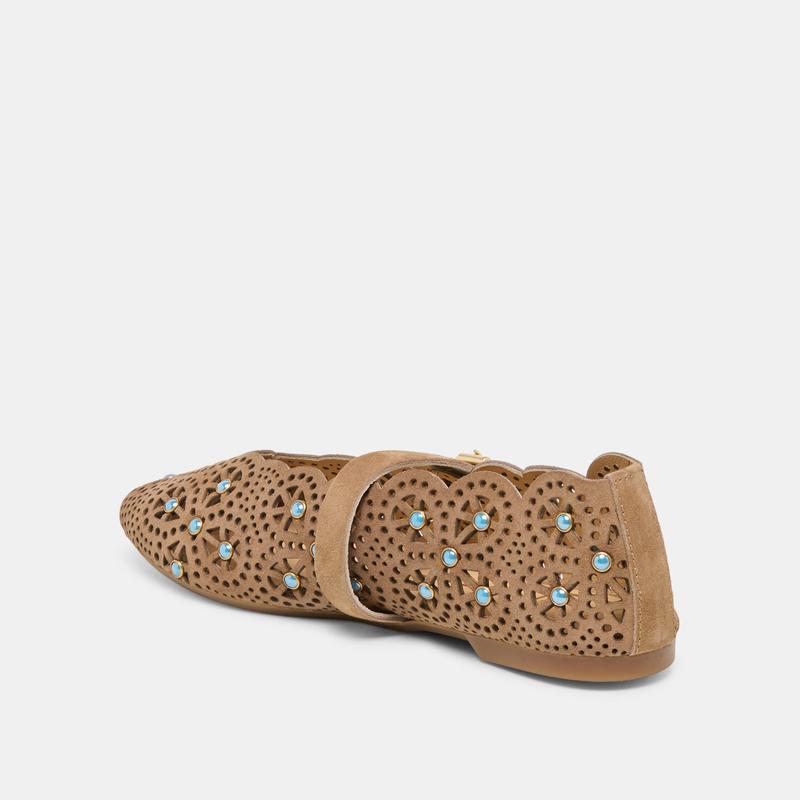 Dolce Vita MORGIN BALLET FLATS MUSHROOM SUEDE