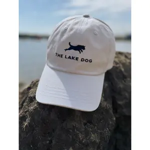 The Lake Dog Embroidered Baseball Hat