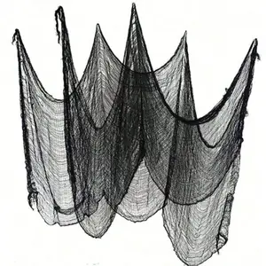 183cm-600cm Halloween Spider Web, Party Decoration, Haunted House, Escape Room, Nightclub, Indoor & Outdoor Wall Decoration