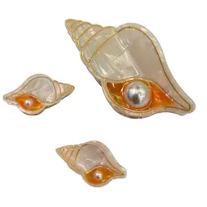 Pearl Shell Hair Claw Clip