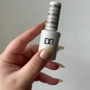DND 855 Ivory Cream Gel and Lacquer Duo nail care nail art sheer color