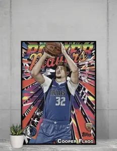 Topps 2025 Power Players Cooper Flagg Rookie Insert 12x17 Poster