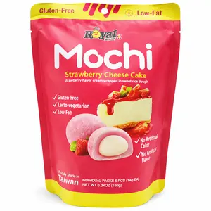 Royal Family Mochi Strawberry Cheesecake 6.34 oz – Taiwanese Mochi Candy