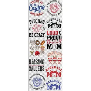 DTF 22x60 inch Baseball Gang sheet