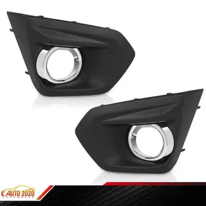 Fog Light Bezel Set w/Glossy Black Trim 57731FJ020 Fit For 12-14 Subaru Impreza