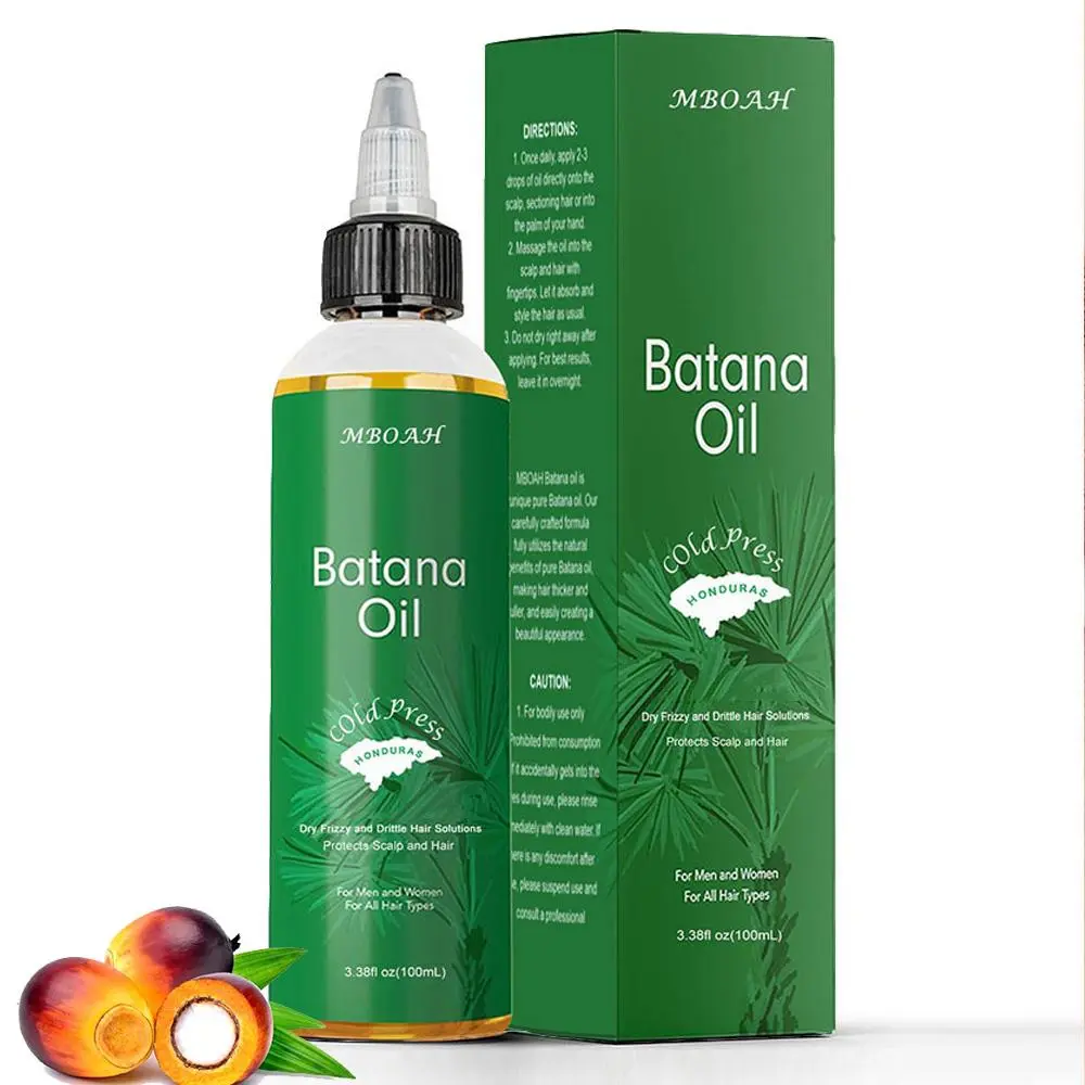 Batana Oil, 1 Count/2 Counts Pure Batana Oil From Honduras, Moisturizing Hair Oil, Haircare, Nourishing Hair Care Oil for Smoothing Frizz and Split Ends, Ideal for Winter Hair Care