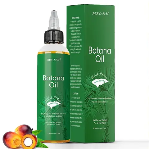 Batana Oil, 1 Count/2 Counts Pure Batana Oil From Honduras, Moisturizing Hair Oil, Haircare, Haircare Product, Nourishing Hair Care Oil for Smoothing Frizz and Split Ends, Ideal for Winter Hair Care
