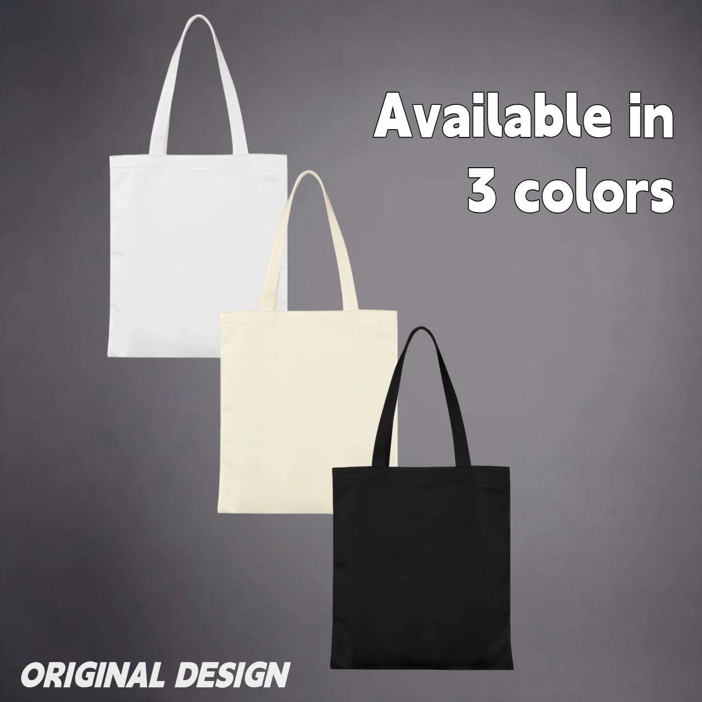 Personalized Pet Portrait Canvas Bag • Custom Gift