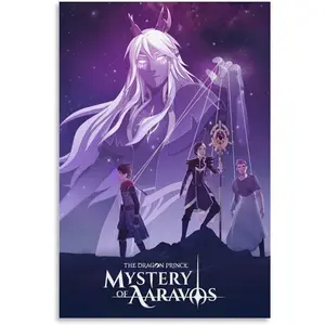 The Dragon Prince Hot Anime Poster Canvas Wall Art Print For Room Aesthetic And Decor (12) Pictures For Living Room Bedroom Decor 16x24inch(40x60cm) Gifts Colorful Ornaments Decoration Artistic Photo Frame-Style