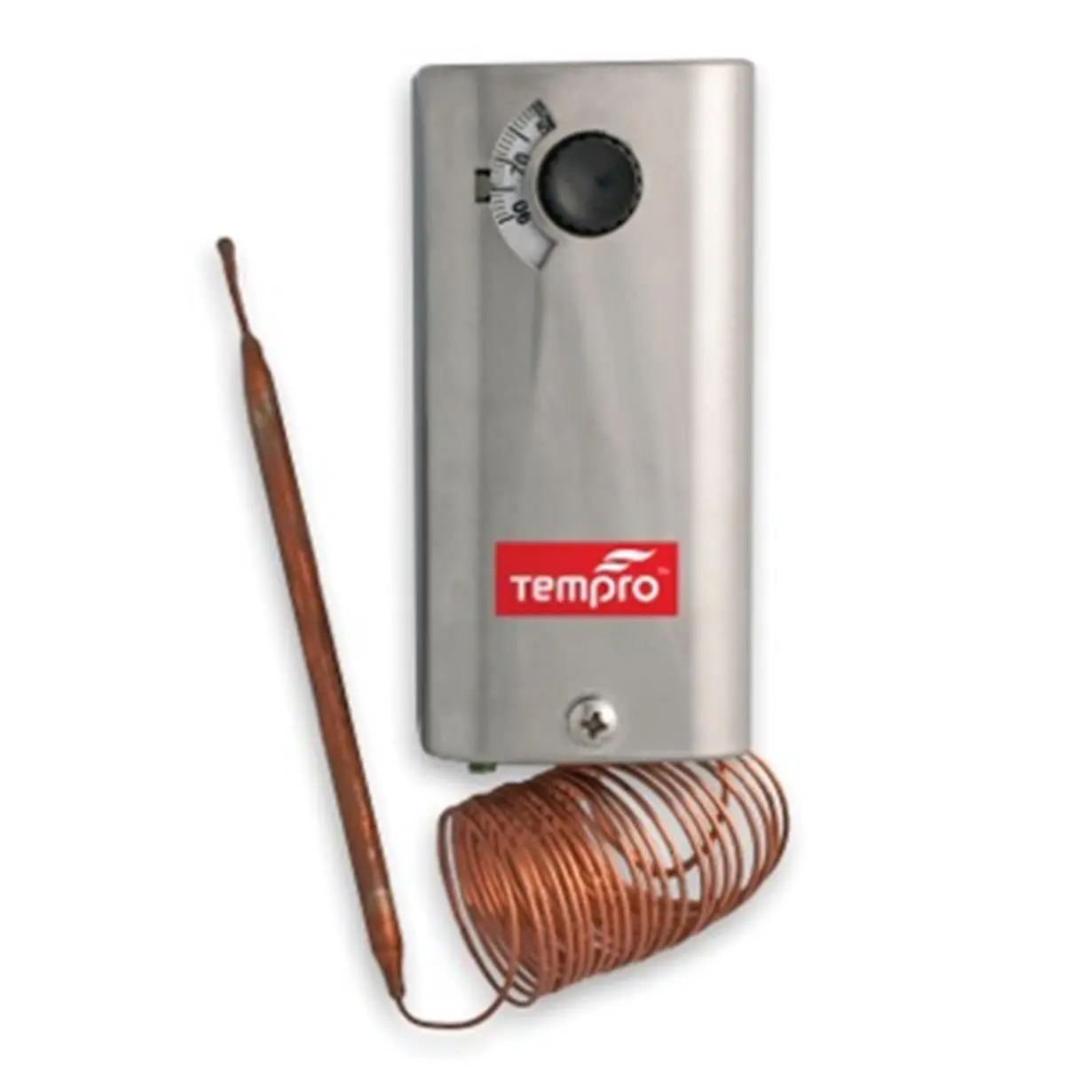 Tempro TP514 Line Voltage SPST Thermostat - 60 in., -30 to 90°F Range, Switch, Extended Bulb Sensor for Reptiles & Amphibians