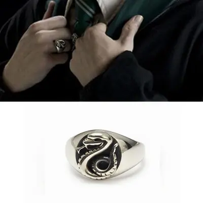 Slytherin Jewelry Draco Malfoy Ring Amazon Signet Draco Malfoy