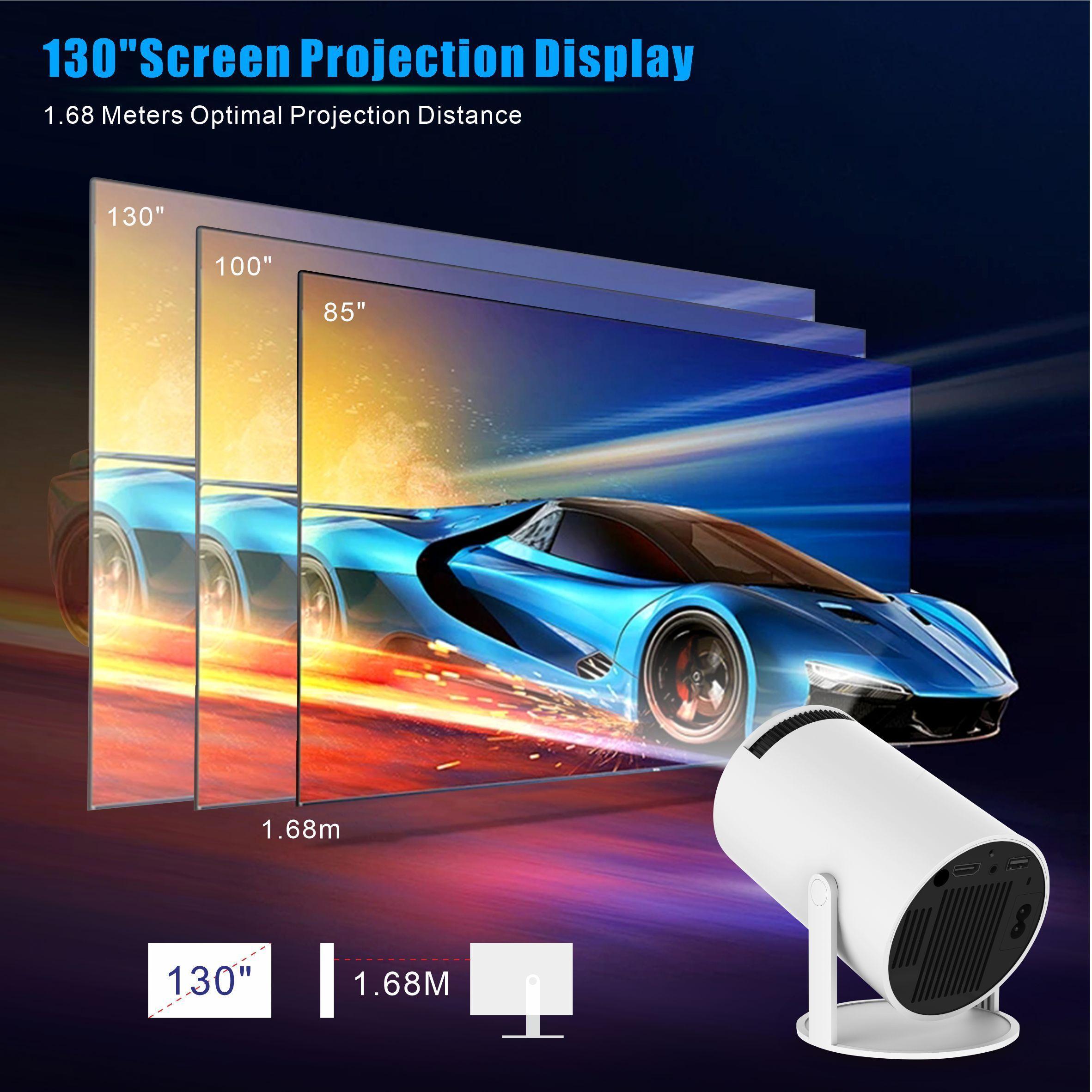 Portable Projector, 2.4/5G WiFi Smart Projector, 360° 4K HD LED , BT 5.2, 200 Inch Screen,Built-in speaker, Home Video Projector,for Valentine’s Day Gift Portable Projector, 2.4/5G WiFi Smart Projector, 360° 4K HD LED , BT 5.2, 200 Inch Screen,Built-in speaker, Home Video Projector,for Valentine’s Day Gift