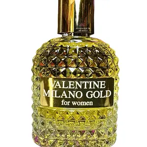 Valentine Milano Eau De Parfum Gold for Women 3.4Oz/100mL