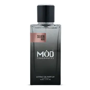 MOD FRAGRANCES Silken Noir Extrait de Parfum for Women - Amber Woody Arabic Scent with Blackcurrant & Agarwood - 50 ML