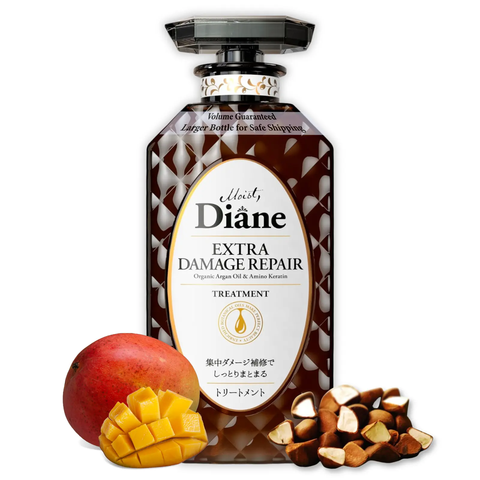 Moist Diane Perfect Beauty Extra Damage Repair Hair Conditioner | For Damaged & Color-Treated Hair | Keratin Repair + Frizz Control | Official Partner