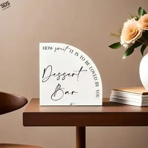 New Acrylic Wedding Reception Sign Arch Display Stand Card, Home Decor, Perfect for Weddings, Elegant Design, Durable Material
