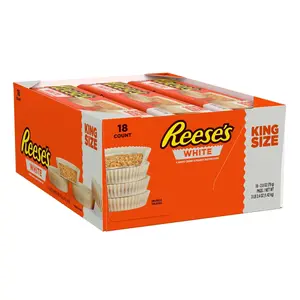 Reese’s White Peanut Butter Cups, Sweet, Delicious Snack Treat for On-the-Go Snacking