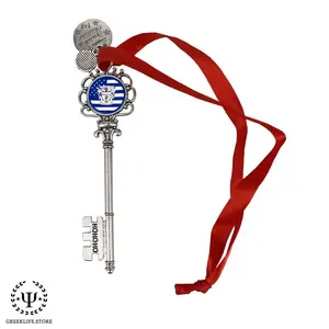 Lambda Phi Epsilon Christmas Ornament Santa Magic Key