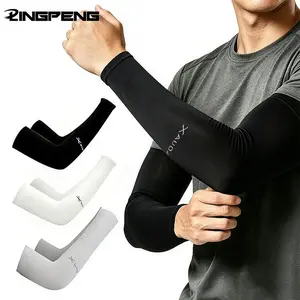 Unisex's Solid Color Sun Protection Arm Sleeves, 1/3 Pairs Breathable Elbow Support, Elbow Brace, LINGPENG High Elasticity Arm Sleeves, Arm Compression Sleeves for Outdoor Sports, Sports & Outdoor Accessories
