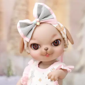 Two 16-inch reborn dolls acrylic big eyes dolls, perfect for holiday gifts, Halloween, Christmas gifts, birthday gifts, handmade children's fairy tale
