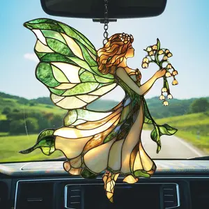 Fairy Lily of the Valley Window Suncatcher, Whimsical Floral Hanging Decor ‍️