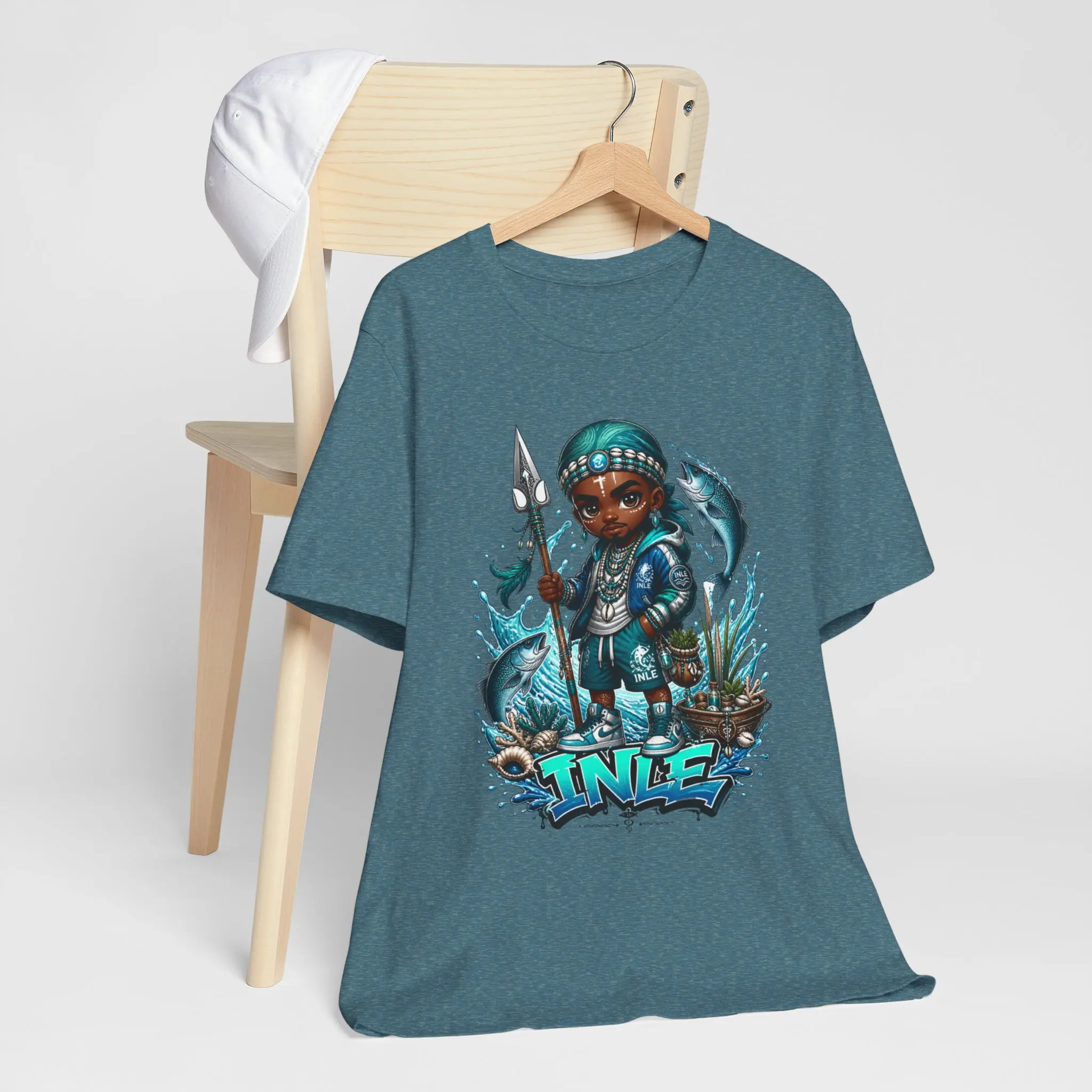Inle the Healer | Healing in streetwear form ✨🐟 | Unisex Jersey Short Sleeve Tee