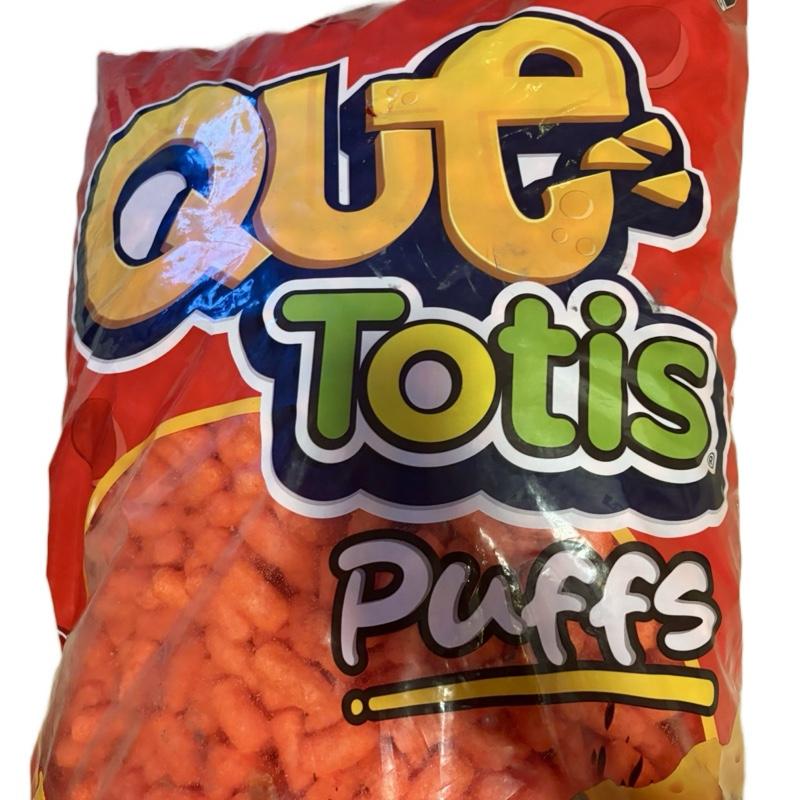 Que Totis Puffs Big Bag Snack - Crispy & Practical, Easy Portion Control, On-the-Go Snack, Versatile Use, Stylish Design, Perfect for Everyday Needs