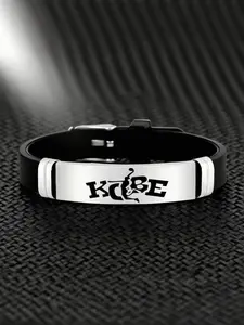 Silicone Wristband Bracelet, Casual Style Silicone Band for All Seasons, Durable & Comfortable Accessory for Everyday Wear