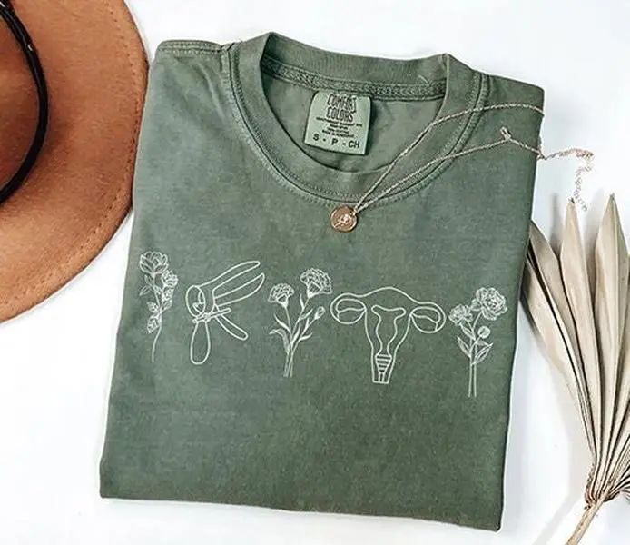 Minimalist OBGYN Nurse Midwife T-Shirt, CNM OB Rn Tee, L&D Rn Gift, Fertility Nurse