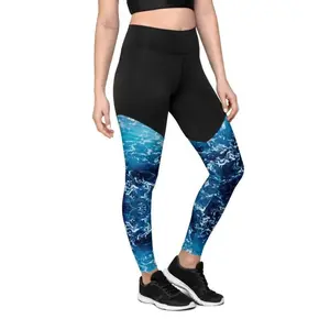 Lovely Ocean Compression Leggings